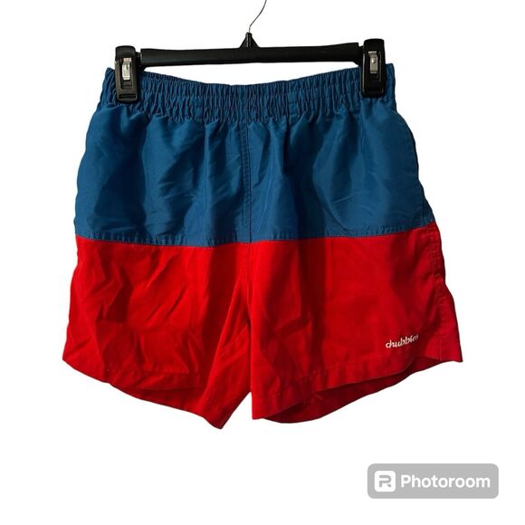 chubbies Other - Chubbies Board Shorts Mens Sz M Red Blue ColorBlock Swim Trunks